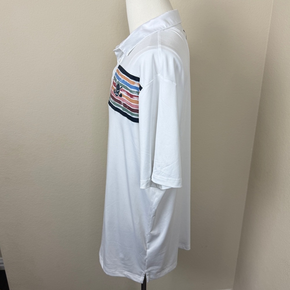 Tattoo Golf Men's Clubhouse Cool-Stretch Golf Shirt, White, XL - Picture 4 of 9